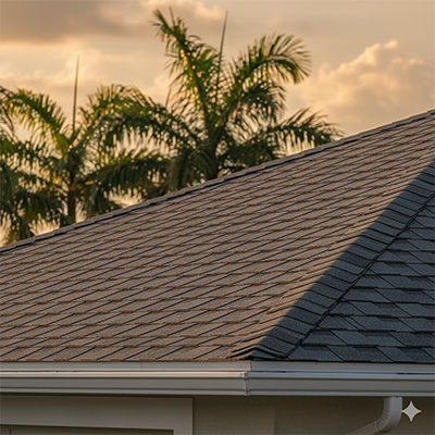 Architectural shingle roofing system